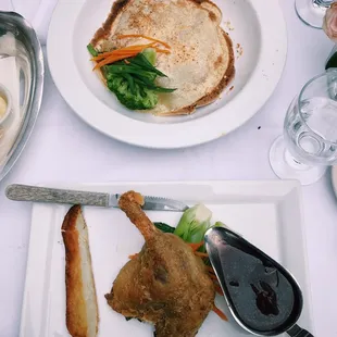 Duck leg confit
