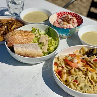 Veal Normandy Bow Tie Pasta with Seafood