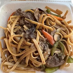 Mongolian Beef Noodles