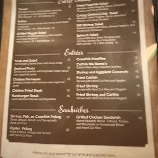 Lunch Menu