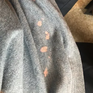 Messed up my shirt, too