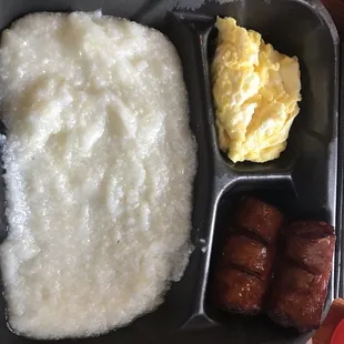 Shrimp, Grits, and Smoke Sausage