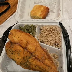Catfish dinner