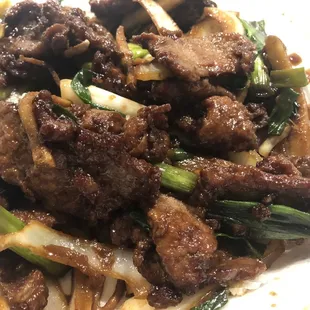 Mongolian Beef with Extra Ginger