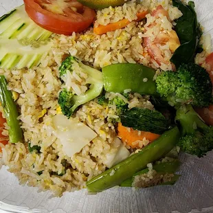 Thai Fried rice with veggies.