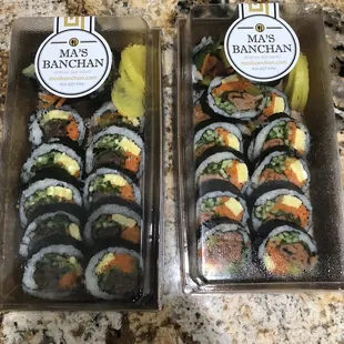 Beautiful kimbap!!