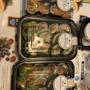 sushi and sashimi, food