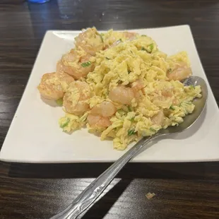 53. Shrimp with Scrambled Egg
