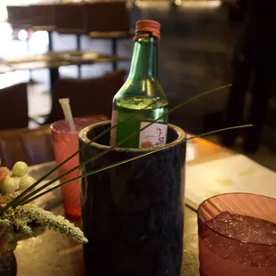Soju over ice