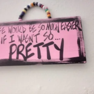 My purchase, now hanging next to my door in my home.
