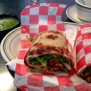 Fried fish Wrap (in Chapatti) for Lunch