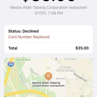 Not sure why this happened today. I'm in California.