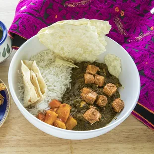 Saag Paneer Bowl