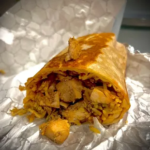 Tandoori Chicken Burrito