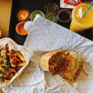 Butter Chicken Burrito