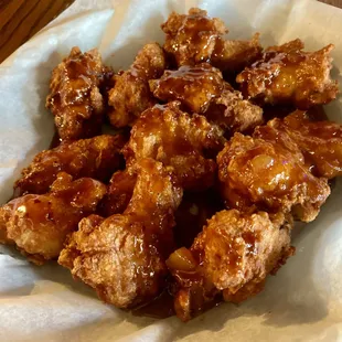 a close up of a plate of food