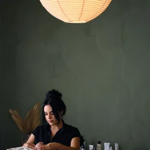 Our amazing esthetician, Cassandra