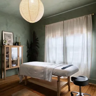 Our relaxing treatment room