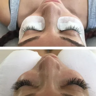 Classic lash extensions by Diana