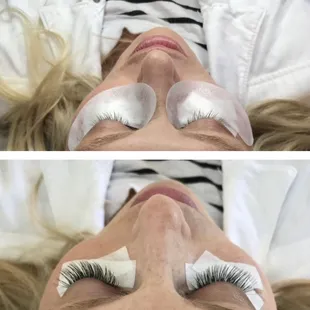 Lash extensions by Diana