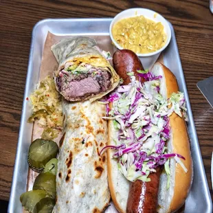 Chopped Brisket Burrito