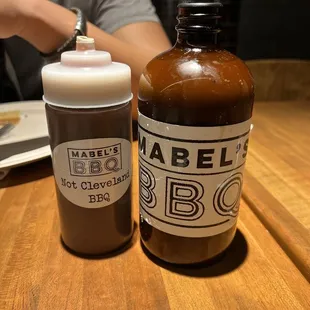 BBQ sauce for the table