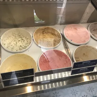 Some of the flavors available