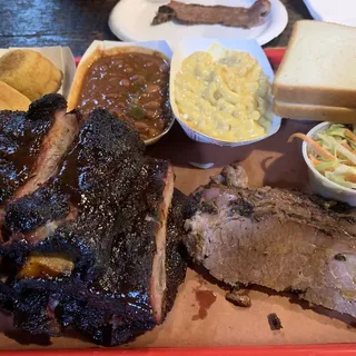Full Slab Ribs and 1 Meat Deluxe Platter