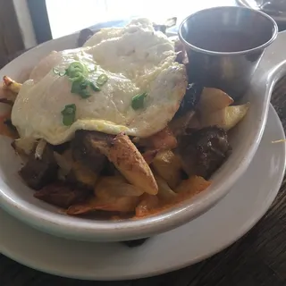 Prime Rib Hash Skillet