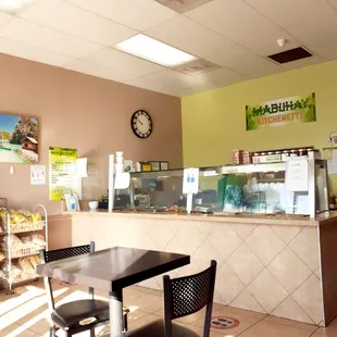 a view of the kitchenette