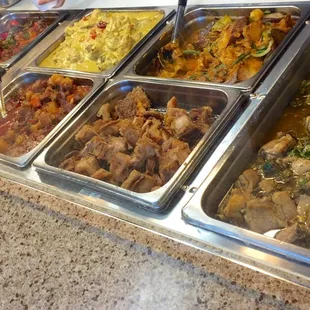 chicken wings and fried chicken, interior