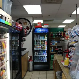 a view of a grocery store