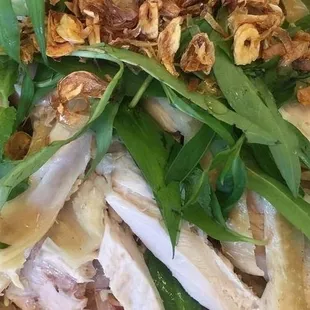 a close up of a plate of food