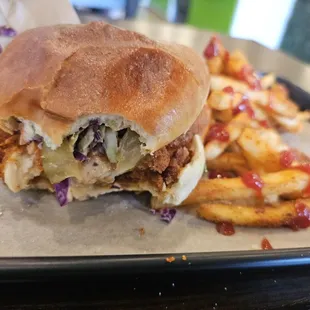 Medium spicy Macano sandwich