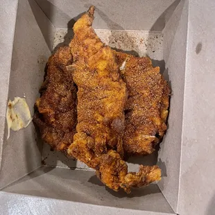 Spicy chicken strips