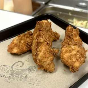 chicken wings and fried chicken, food