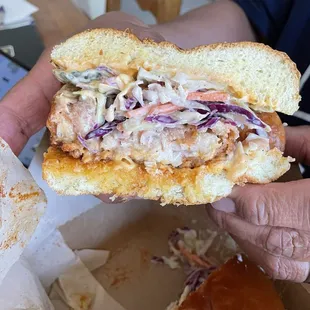 Spicy chicken sandwich