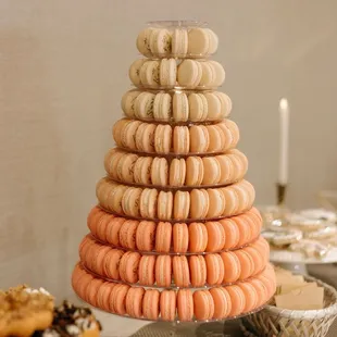 Our wedding macaron tower