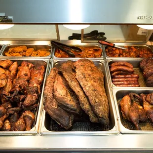 a variety of food items