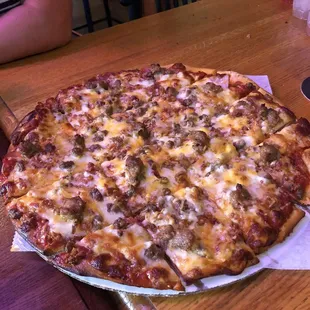 Roadhouse Special.  Damn fine pizza.