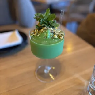 Pistachio cocktail