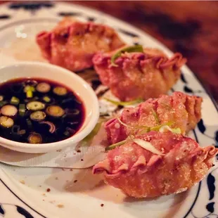 Chicken and Pork Belly Dumplings