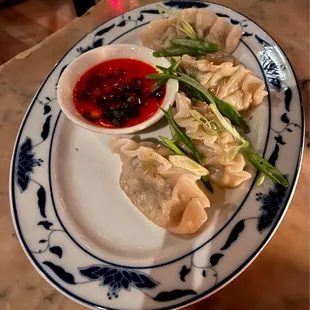 Shrimp &amp; Scallion dumplings