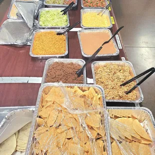 Catered work feast!