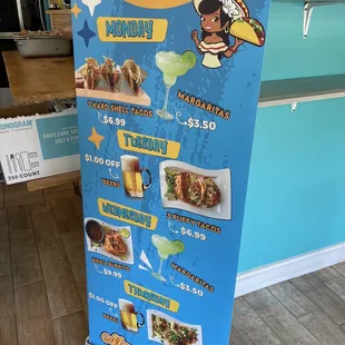 The daily specials