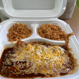 2. Two enchiladas