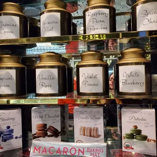 Teas &amp; Macaron Mix Kits