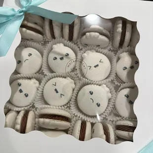 Super cute dumpling macarons!