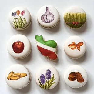 a variety of food items