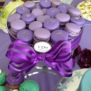 Custom ordered macarons for a bridal shower. Amazing!!!